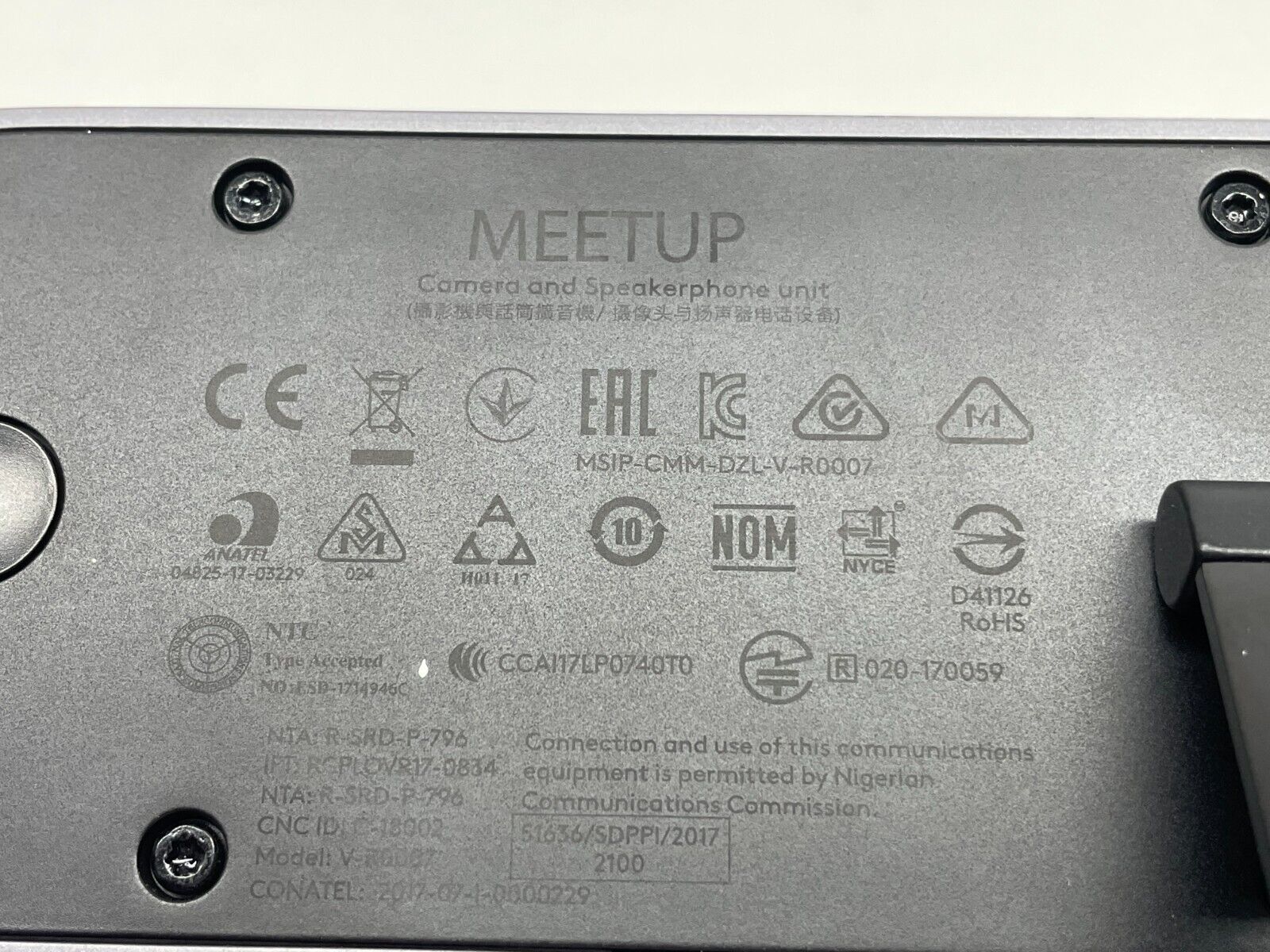 Logitech MeetUp Video & Audio Conferencing / Camera and Speakerphone System - Image 4