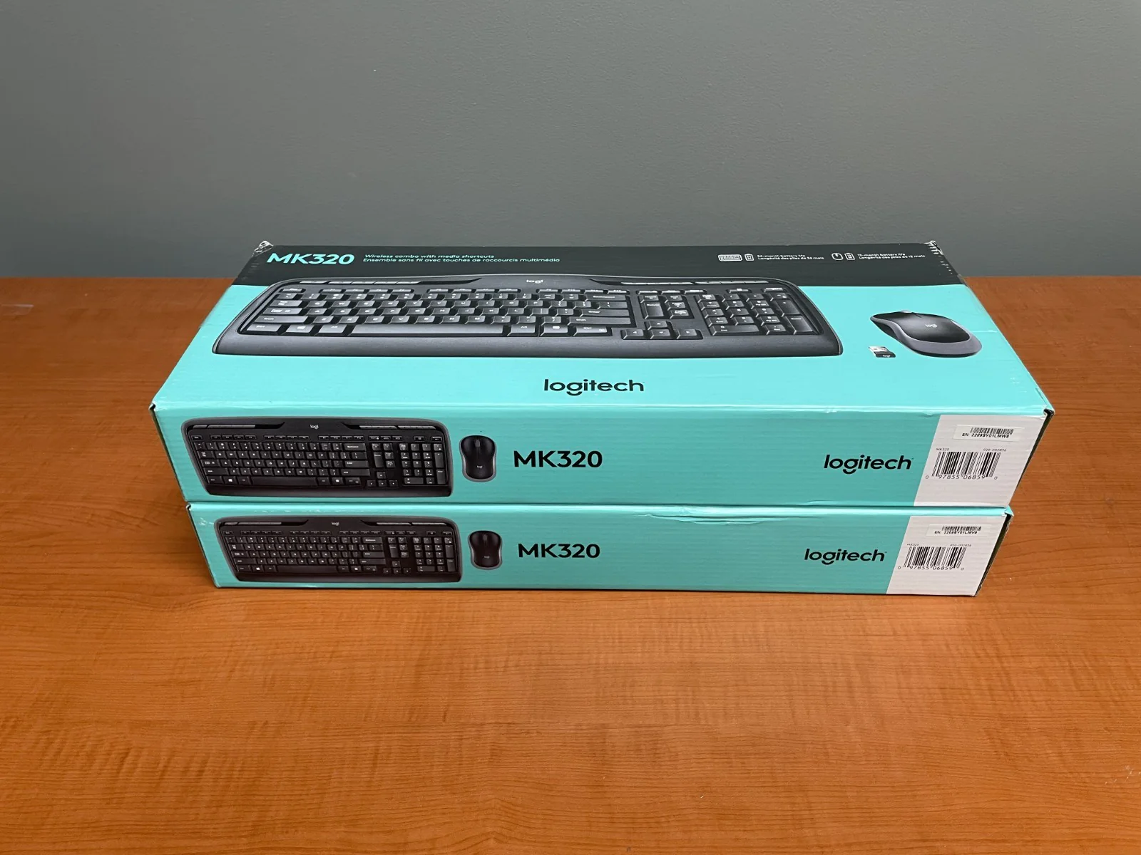Logitech MK320 Wireless Keyboard & Mouse Combo Lot of 2