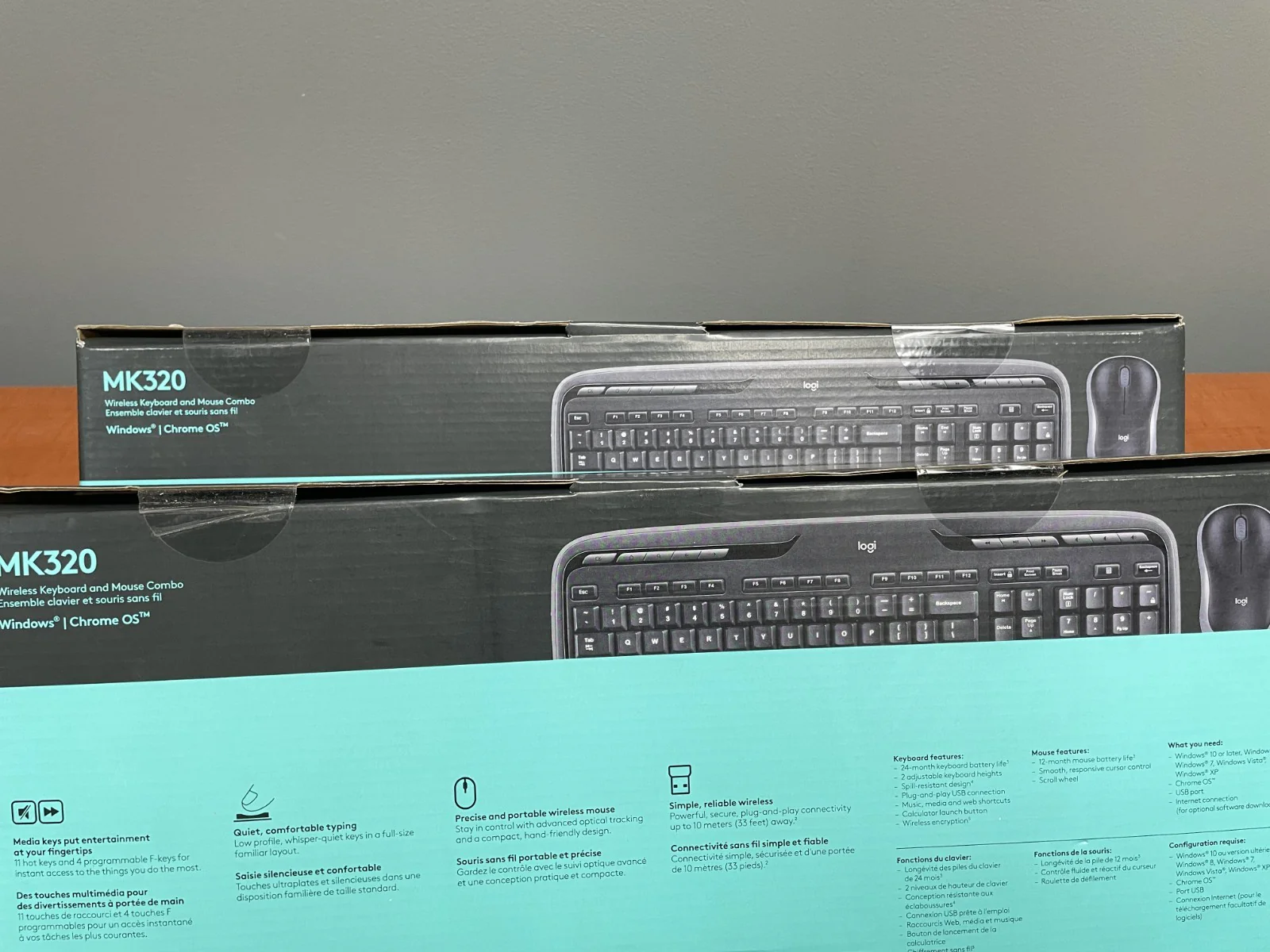 Logitech MK320 Wireless Keyboard & Mouse Combo Lot of 2 - Image 2