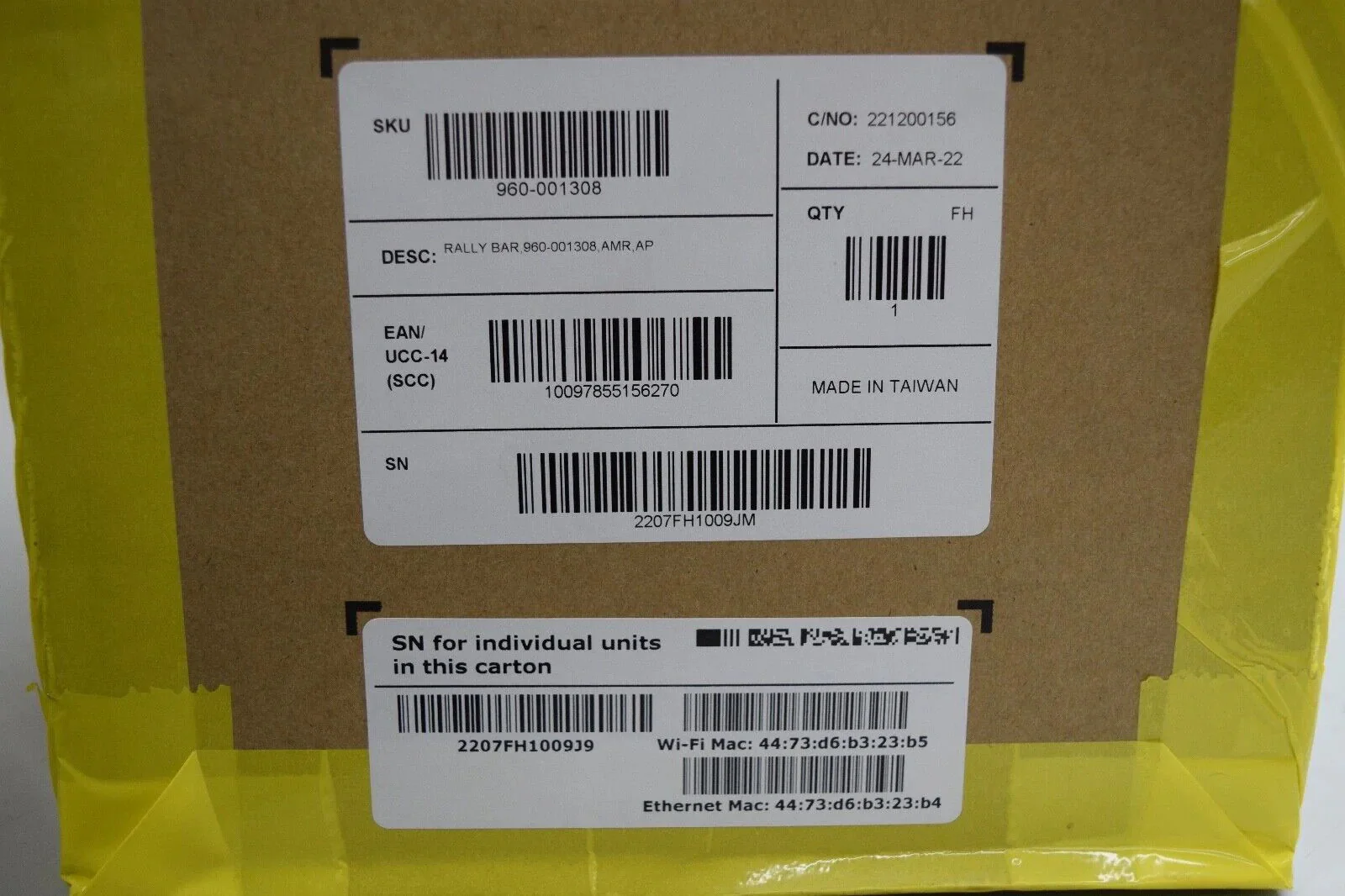 Logitech Rally Bar All-in-One Video Bar 960-001308 NEW SEALED - Image 2