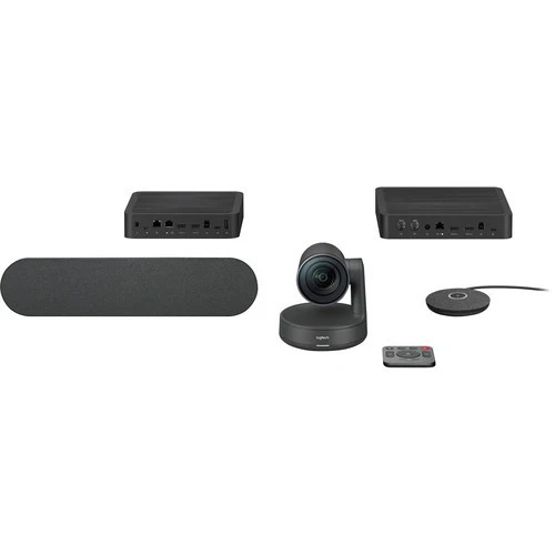 Logitech Rally UHD 4K Conference Camera System with Speaker and Mic Pod Set - Image 2