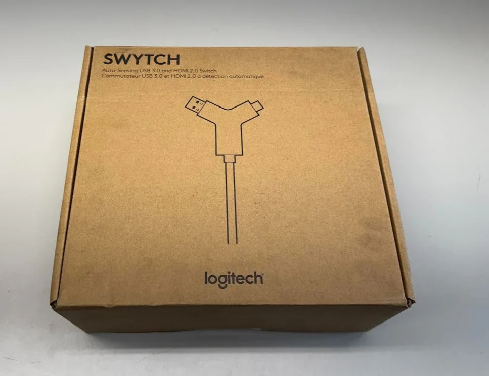 Logitech SWYTCH HUB VU0057 Auto-Sensing USB3.0 & HDMI2.0 Switch 952-000009