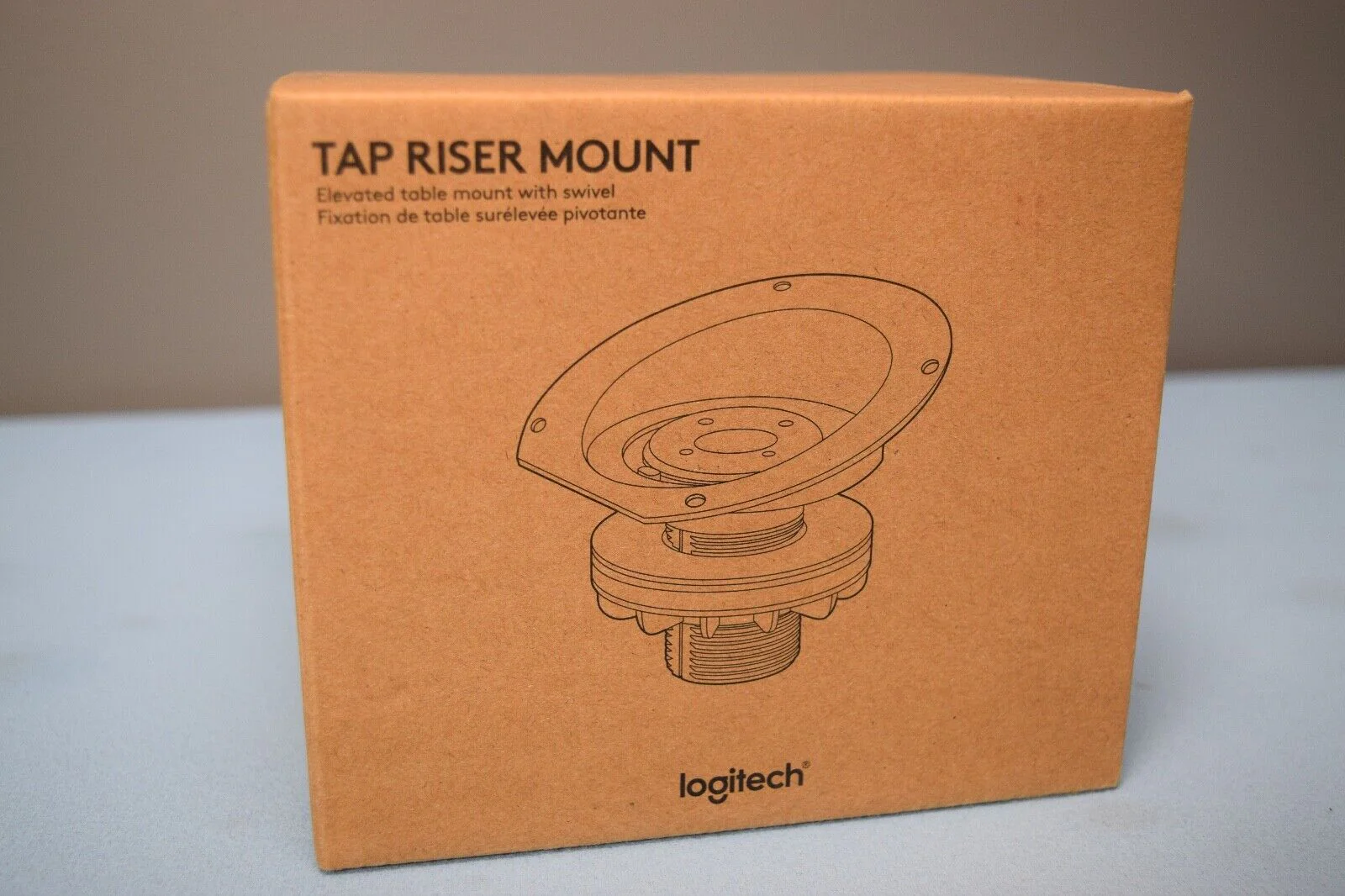 Logitech TAP RISER MOUNT Elevated table mount with swivel  952-000080 - Image 4