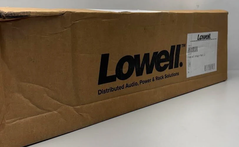 Lowell FW2-3T Panel with 2 Whisper Fans, 3U Fan Panel