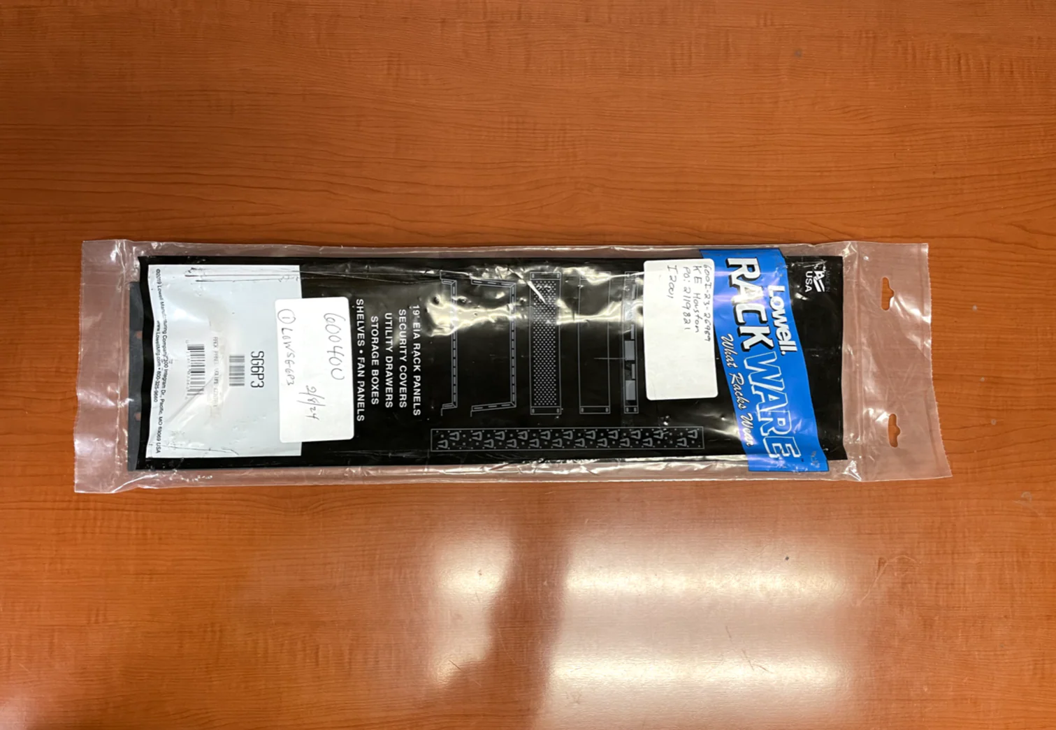 Lowell Rack Ware SG6P3 Rack Panel for 6 Devices with One-Gang Wall Plate