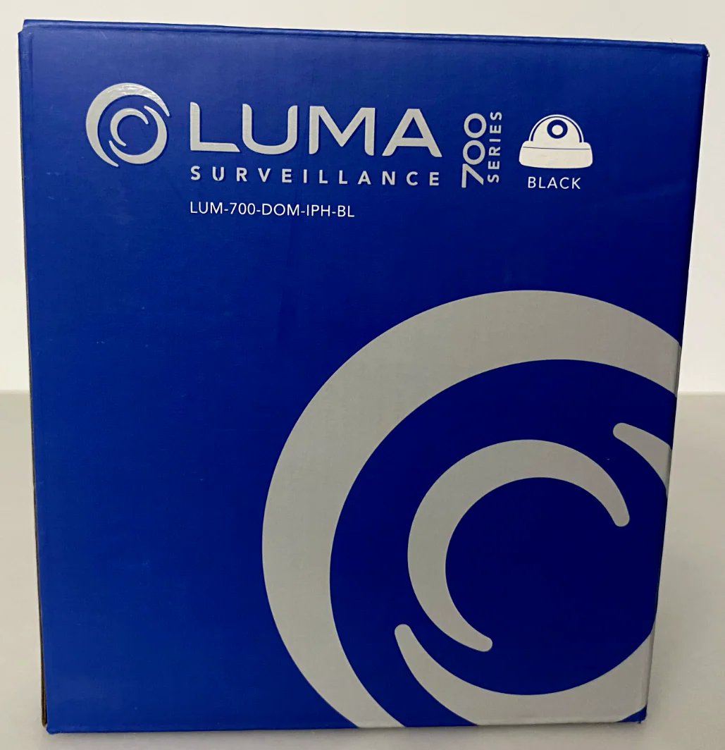 Luma Surveillance 700 Series LUM-700-DOM-IPH-BL IP Outdoor Camera w/ IR & Heater - Image 2