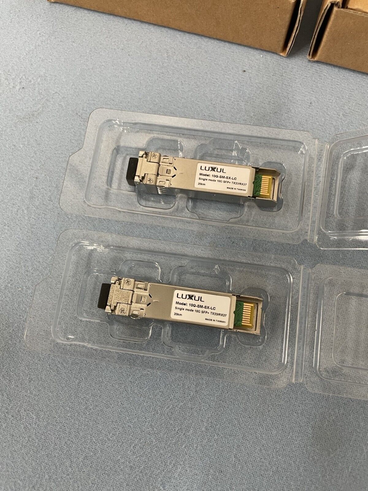 Luxul 10G-SM-SX-LC 10GB Single-Mode Fiber Simplex SFP+ Module DFB Laser - PAIR - Image 2