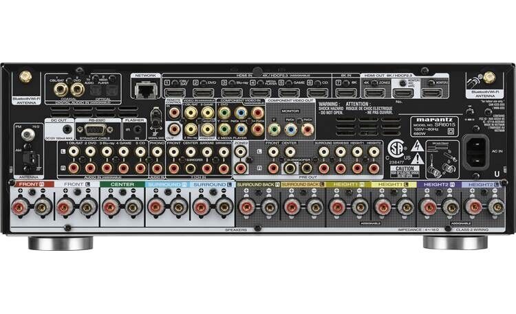 MARANTZ SR6015 9.2 Channel 8K Ultra HD 3D Audio AV Receiver with HEOS ( Black ) - Image 4