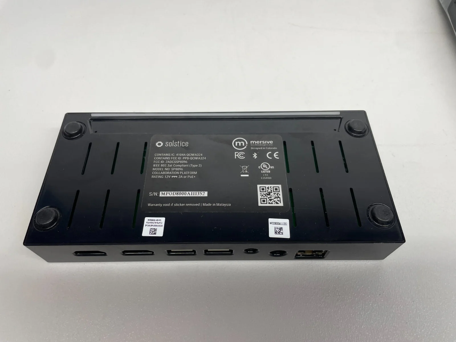 Mersive Solstice SP8096 Pod Gen3 LOT OF 8, 6 Power Supplies, 4 Wall Mounts - Image 3
