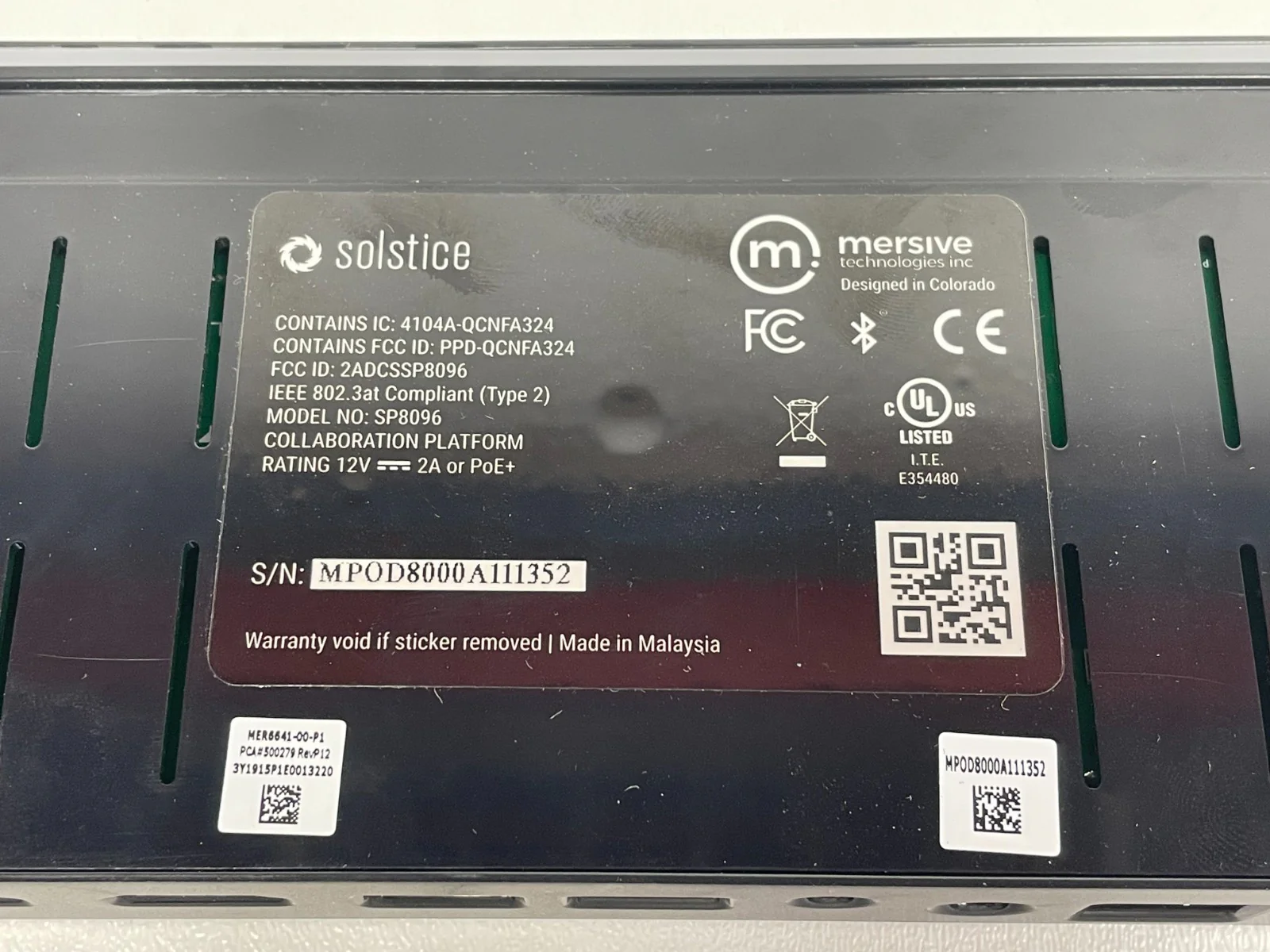Mersive Solstice SP8096 Pod Gen3 LOT OF 8, 6 Power Supplies, 4 Wall Mounts - Image 4