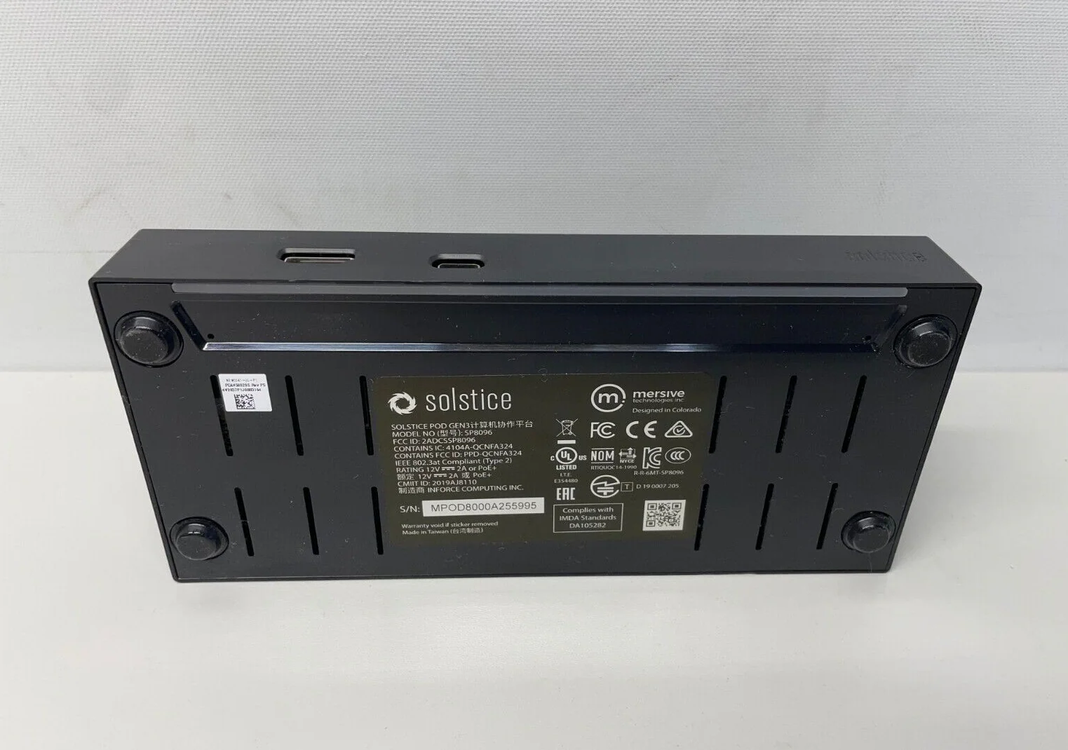 Mersive SOLSTICE SP8096 Pod Gen3 - No AC Adapter - Image 3