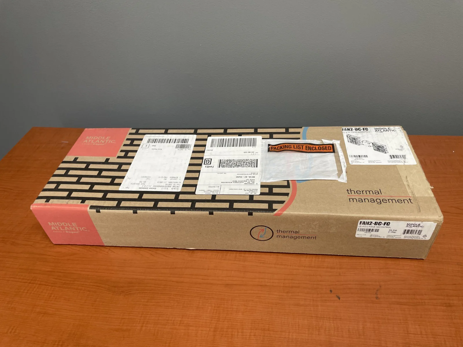 Middle Atlantic 4.5 in Fan Kit 138 CFM with Thermo Controller FAN2-DC-FC - Image 2