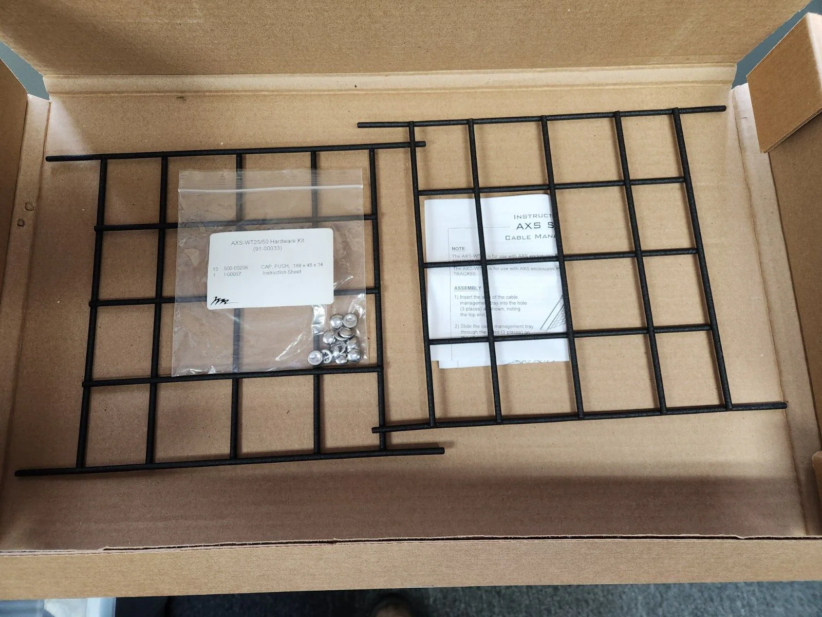 Middle Atlantic AXS-WT25 Cable Management Tray for Track25 - Image 2