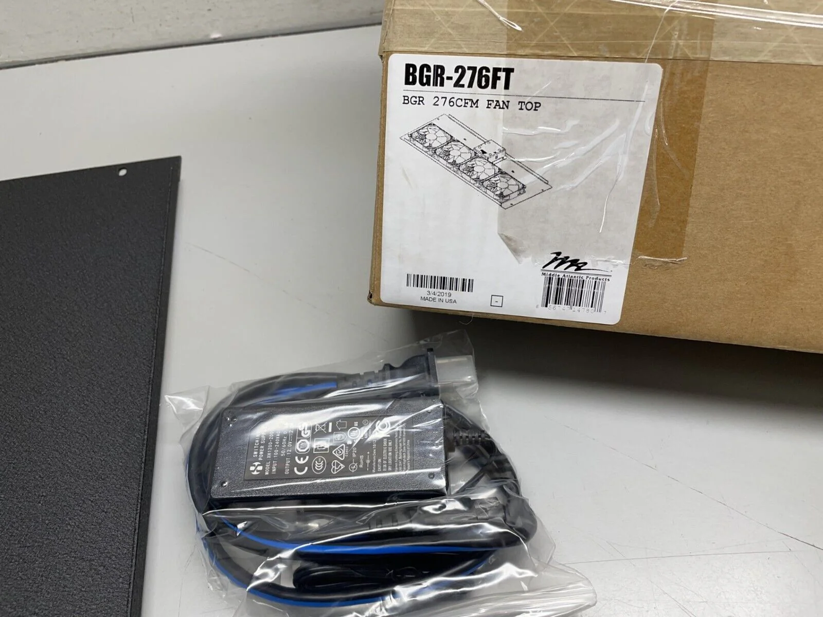 Middle Atlantic BGR-276FT BGR-Series 276 CFM Integrated DC Fan Top - New - Image 4