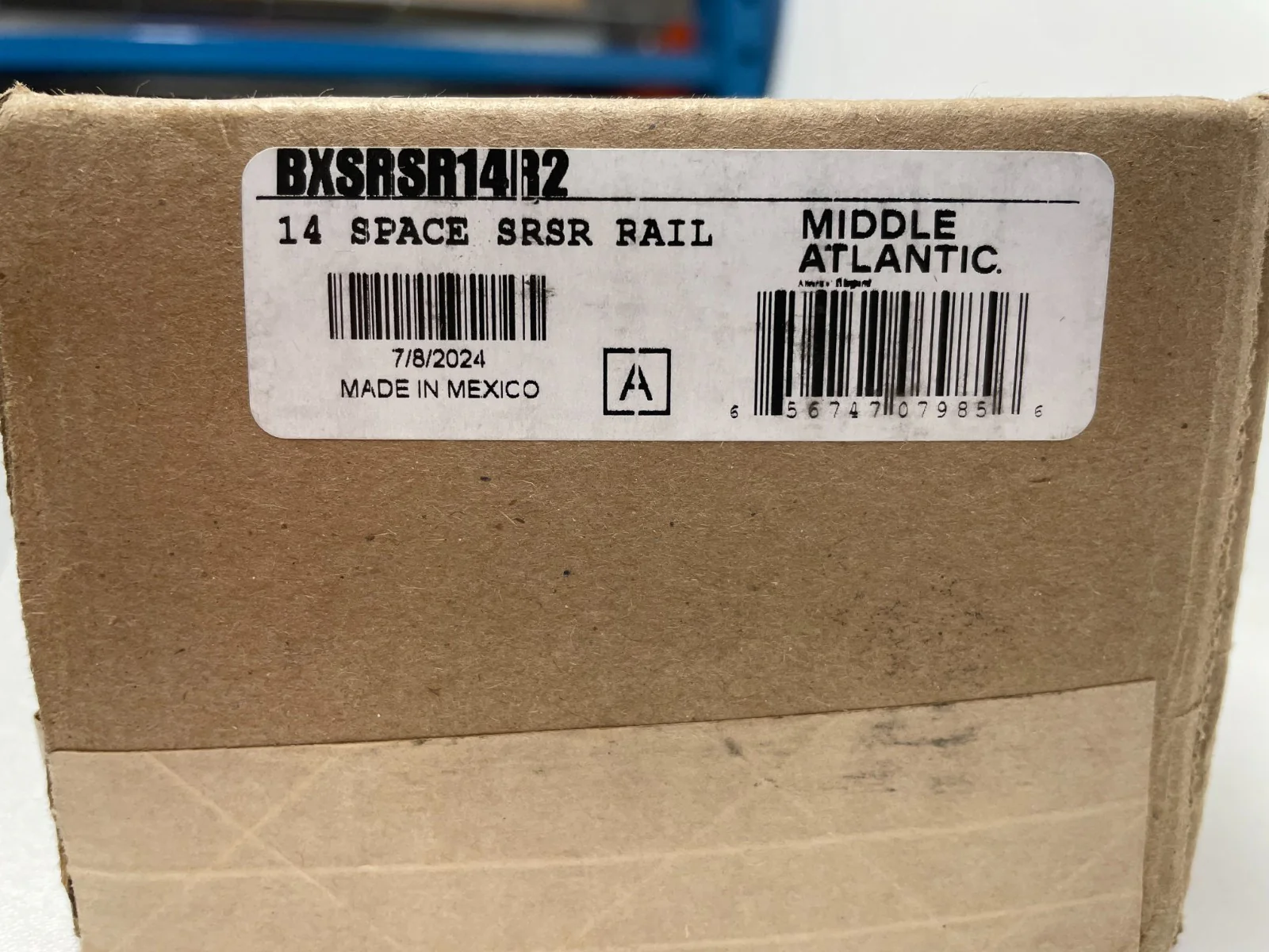 Middle Atlantic BXSRSR14R2 OEM 14RU Space Rail for SRSR-X & SRSR-4 Racks - Image 2