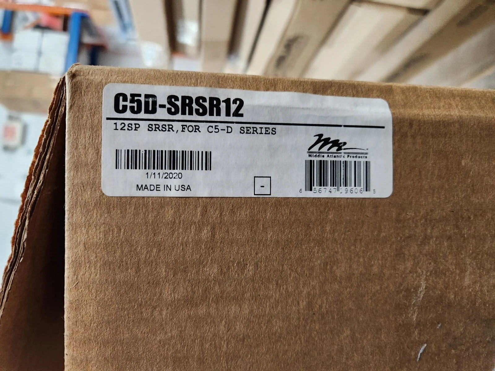 Middle Atlantic C5D-SRSR12 Rotating Sliding Rail System for C5 A/V Credenza Rack - Image 6