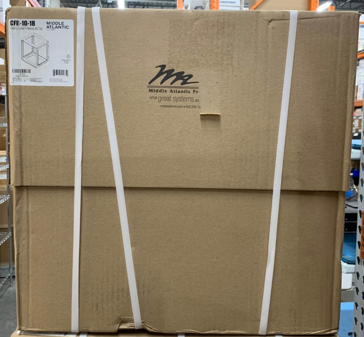 Middle Atlantic CFR-10-18/ Cabinet Frame Rack  / 10 Space  18" Deep - Image 2
