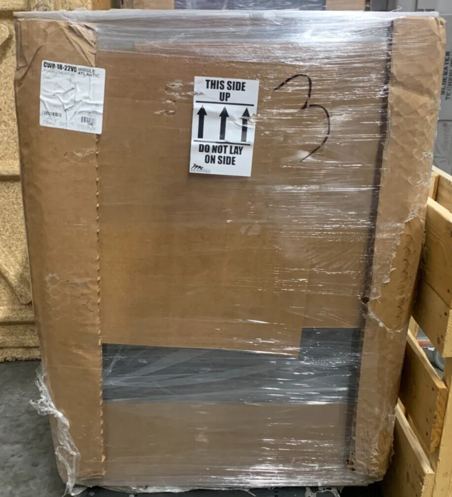 Middle Atlantic CWR Series 18-22VD Cabling Wall Mount Rack w/ Vented Front Door - Image 2