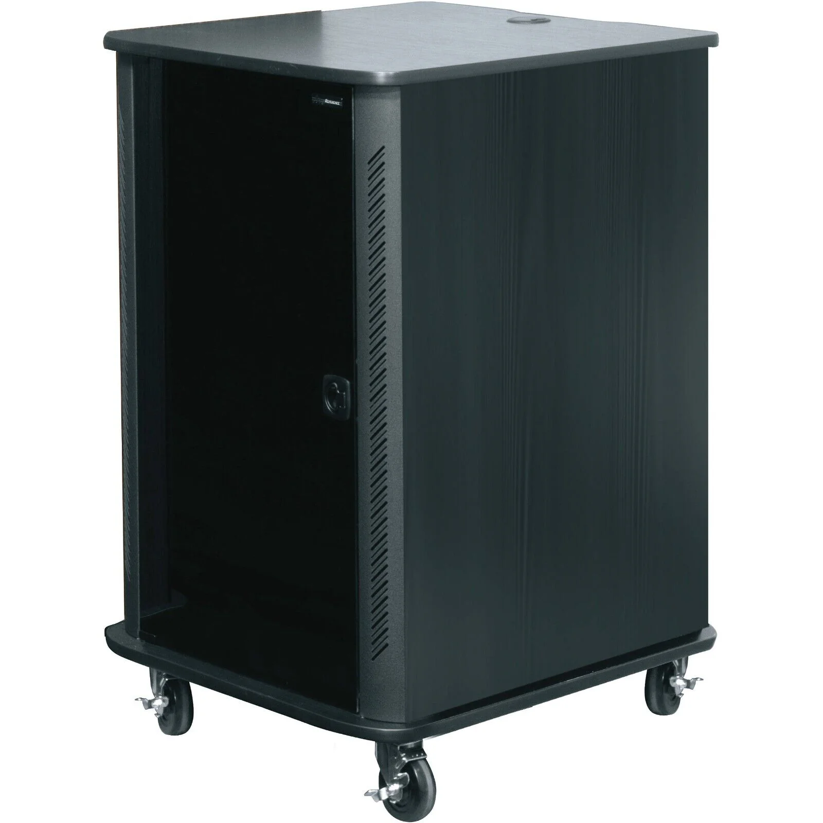 Middle Atlantic RFR-2428BR 24-Space Reference Series Equipment Rack - Black Rain