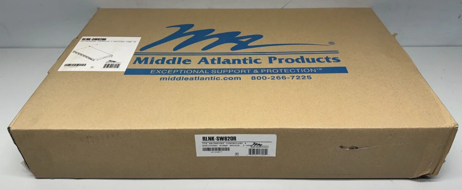 Middle Atlantic RLNK-SW620R 20A Rackmount Controlled & Monitored Power Switch - Image 2