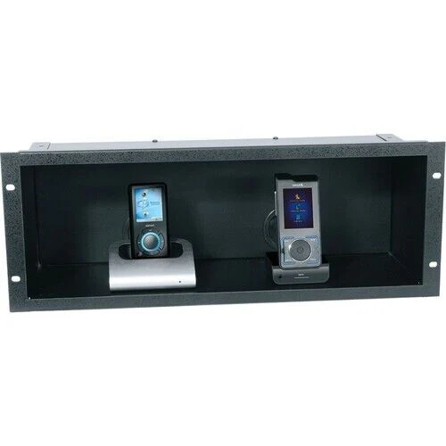 Middle Atlantic SH-DMP-A Rackmount Portable Media Shelf - Black Anodized Finish