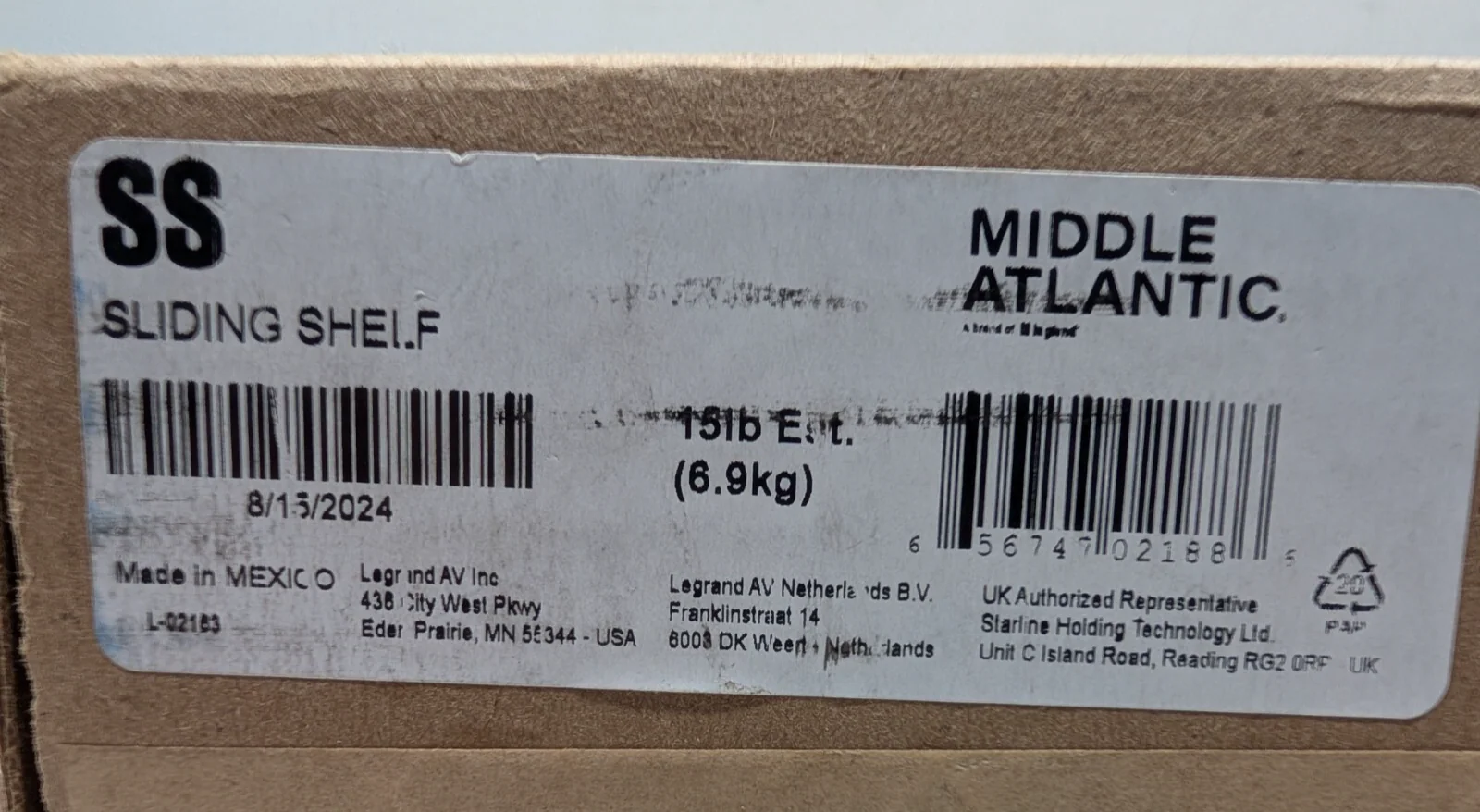 Middle Atlantic SS Sliding Shelf - Image 3
