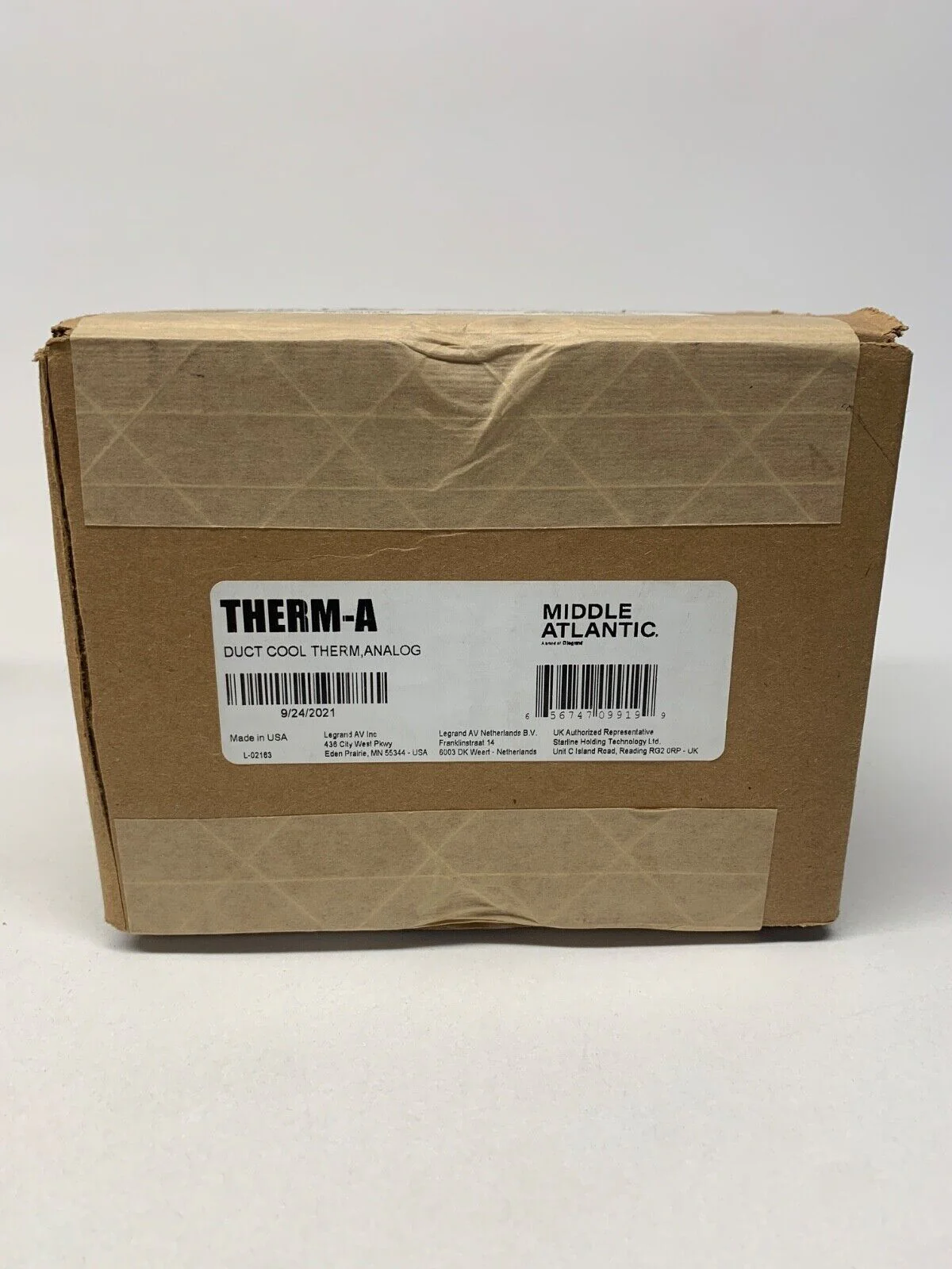 Middle Atlantic THERM-A / Duct Cool System Thermostat Analog