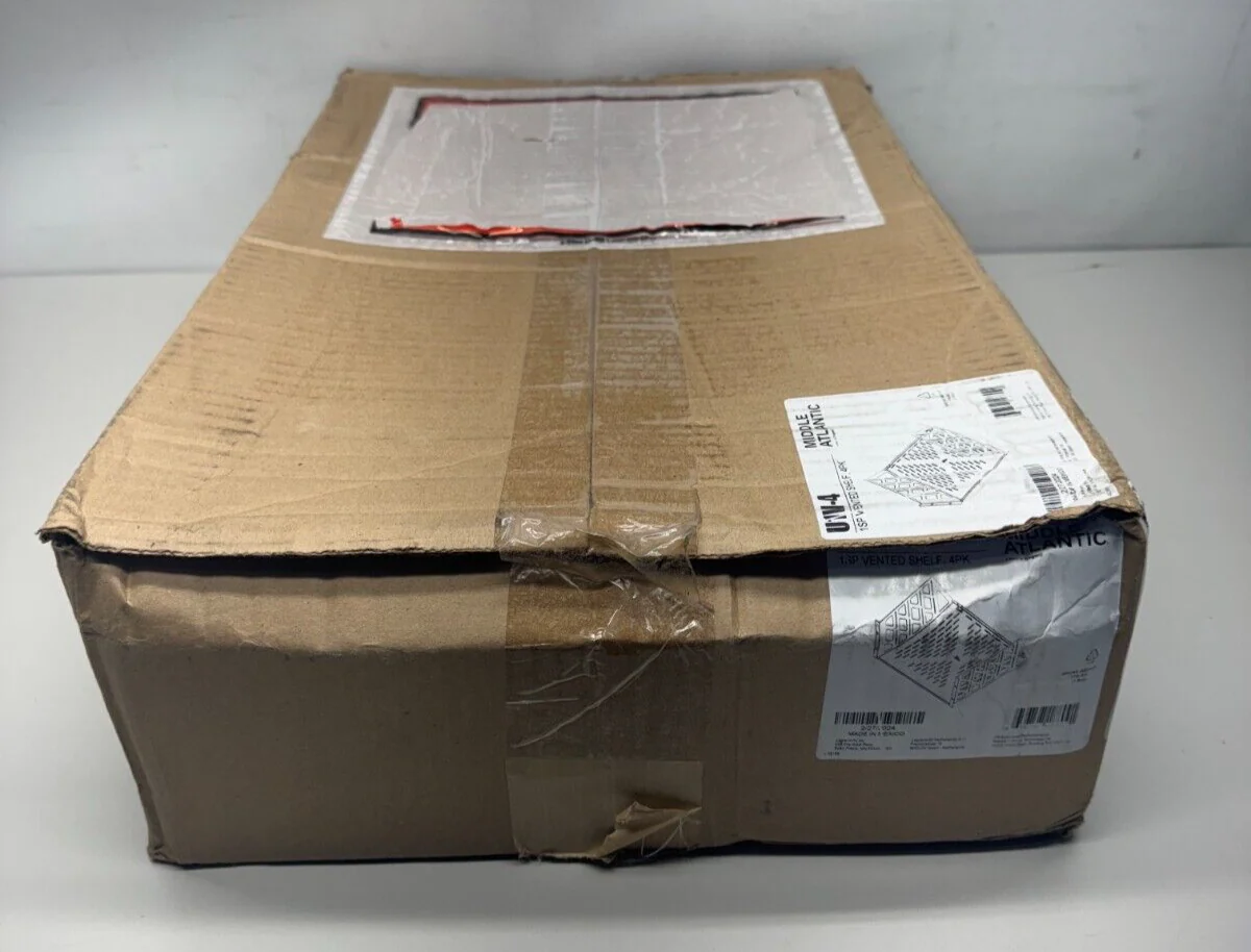 Middle Atlantic U1V-4 Pack of 4 1-3/4" Vented Universal Rack Shelf - Image 3