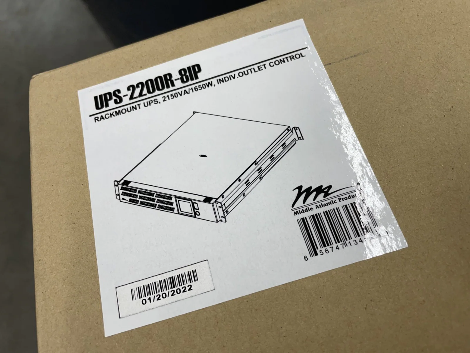 Middle Atlantic UPS-2200R-8IP Premium-Series Rackmount 8-Outlet Web-Enabled UPS - Image 4