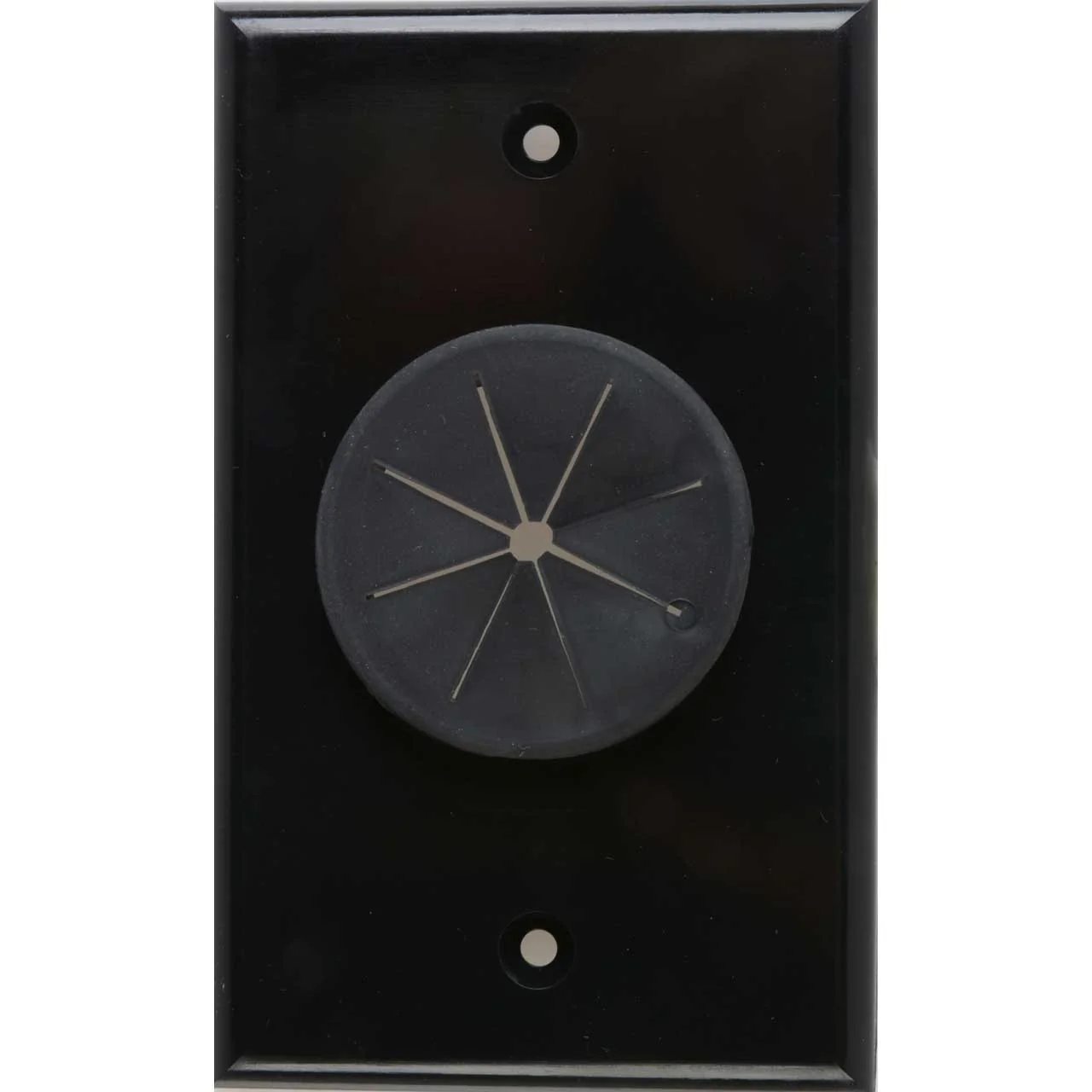 Midlite 1GBK-GR1 1 Gang Black Wireport Wall Plate w/Grommet LOT OF 24 - Image 4