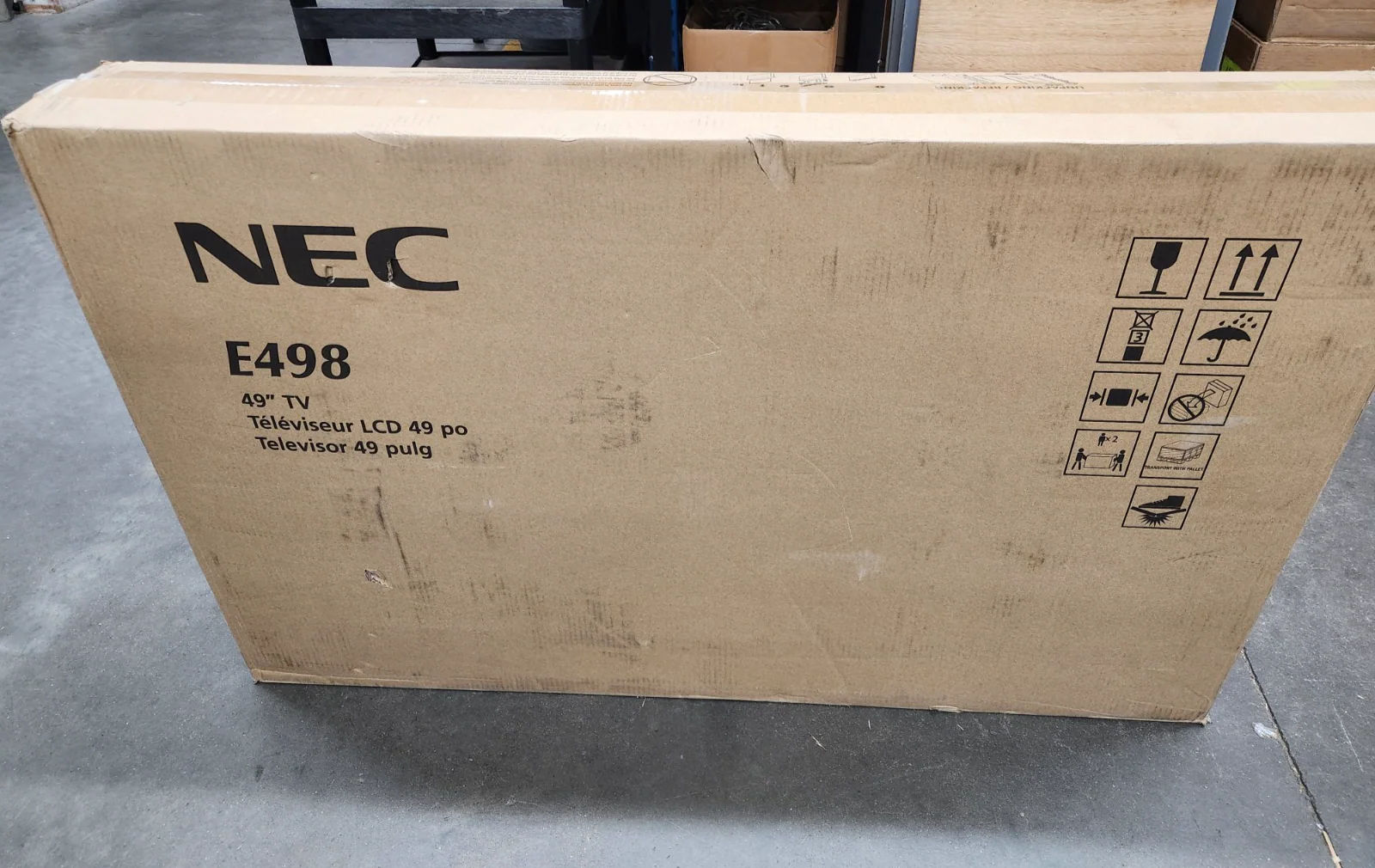 NEC E498 49" Class 4K UHDCommercial LED TV Monitor NEW - Image 2
