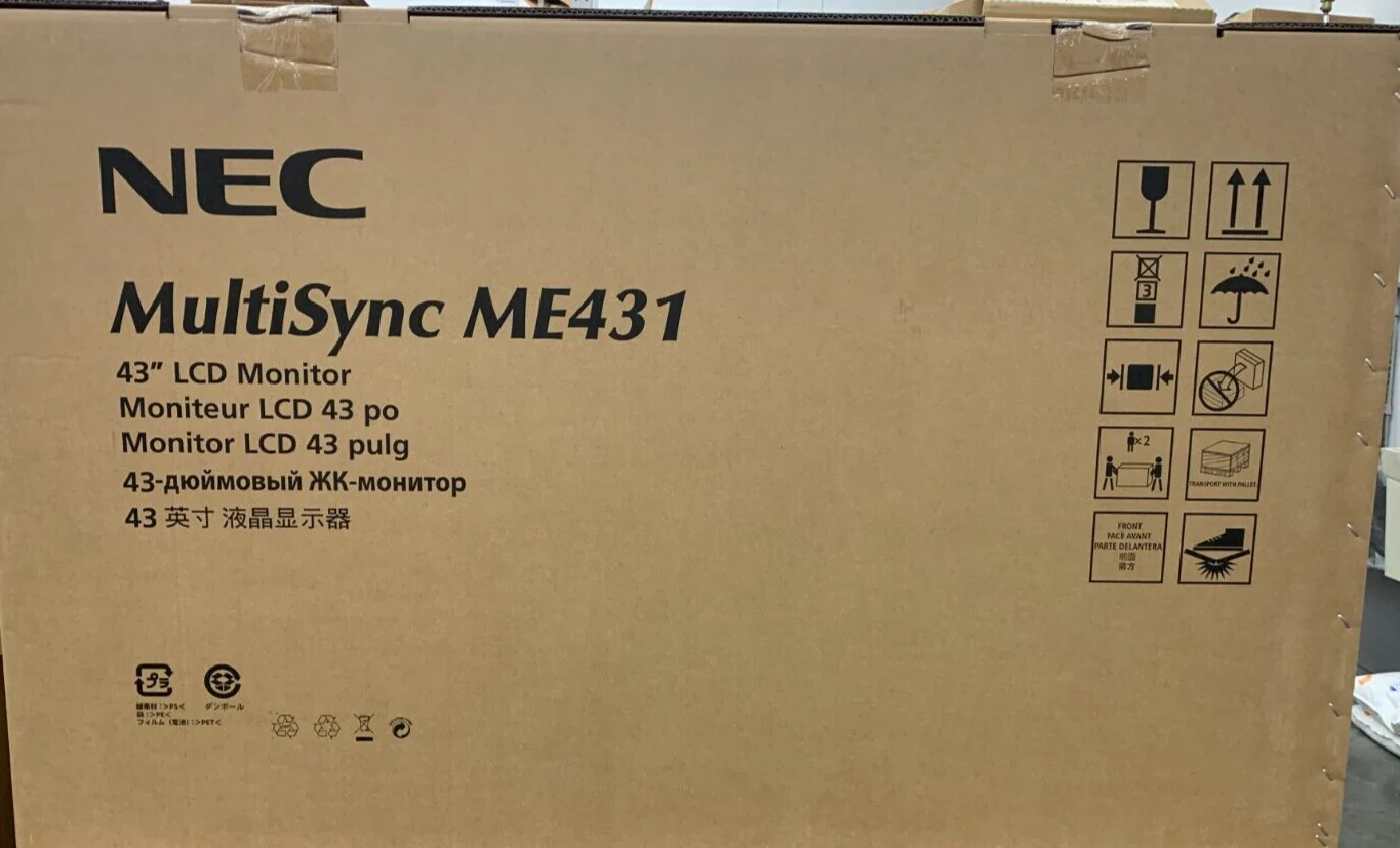 NEC ME431 / 43 inch / 2160p 4K UHD Commercial Digital Signage Display Monitor - Image 2