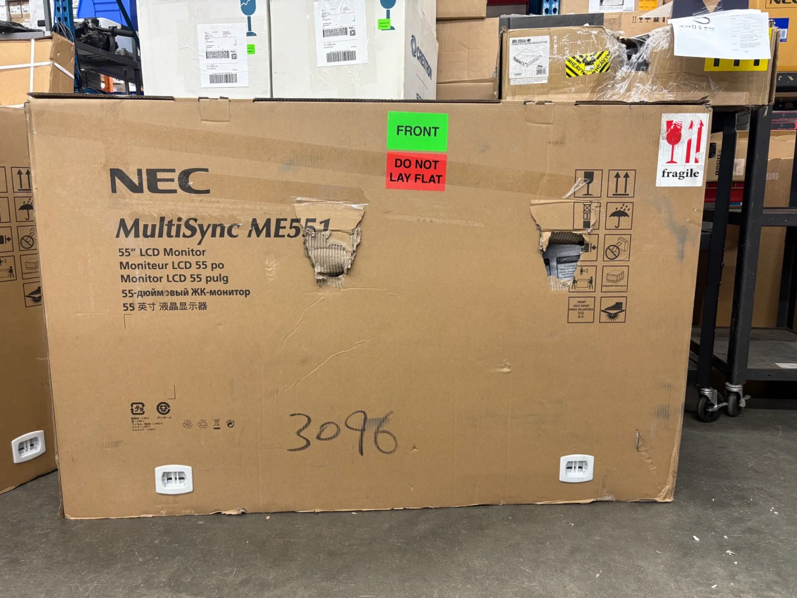 NEC ME551 4K Display 55" LCD Ultra High Definition Commercial Display