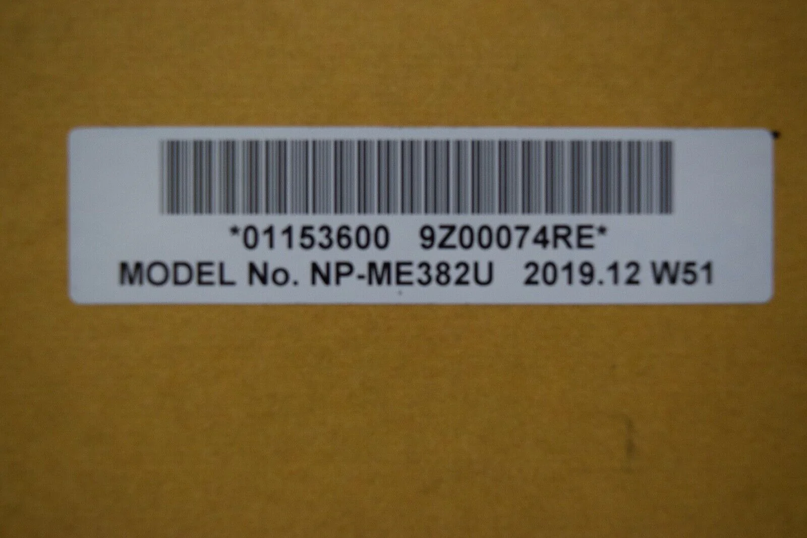 NEC NP-ME382U 3800 Lumen WUXGA LCD Projector (0 HOURS!) - Image 8