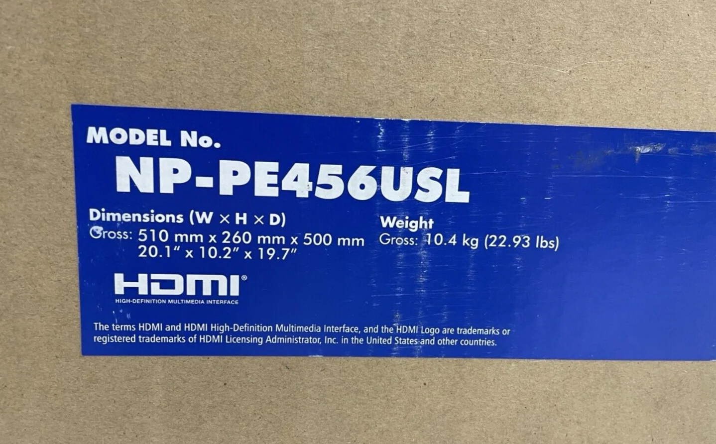 NEC NP-PE456USL Short-Throw 4K Laser Light Source WUXGA LCD Projector - Image 2