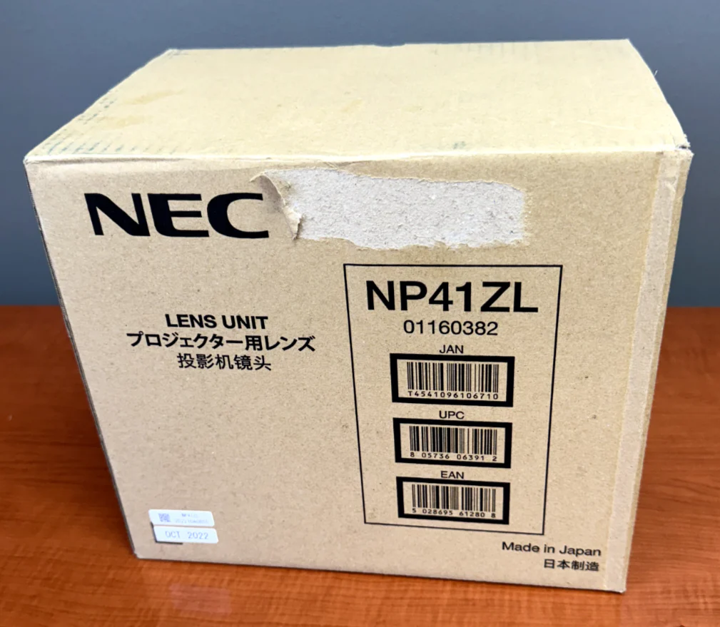NEC NP41ZL Sharp 1.30-3.08 Zoom Lens for NEC PA Series Projectors NEW