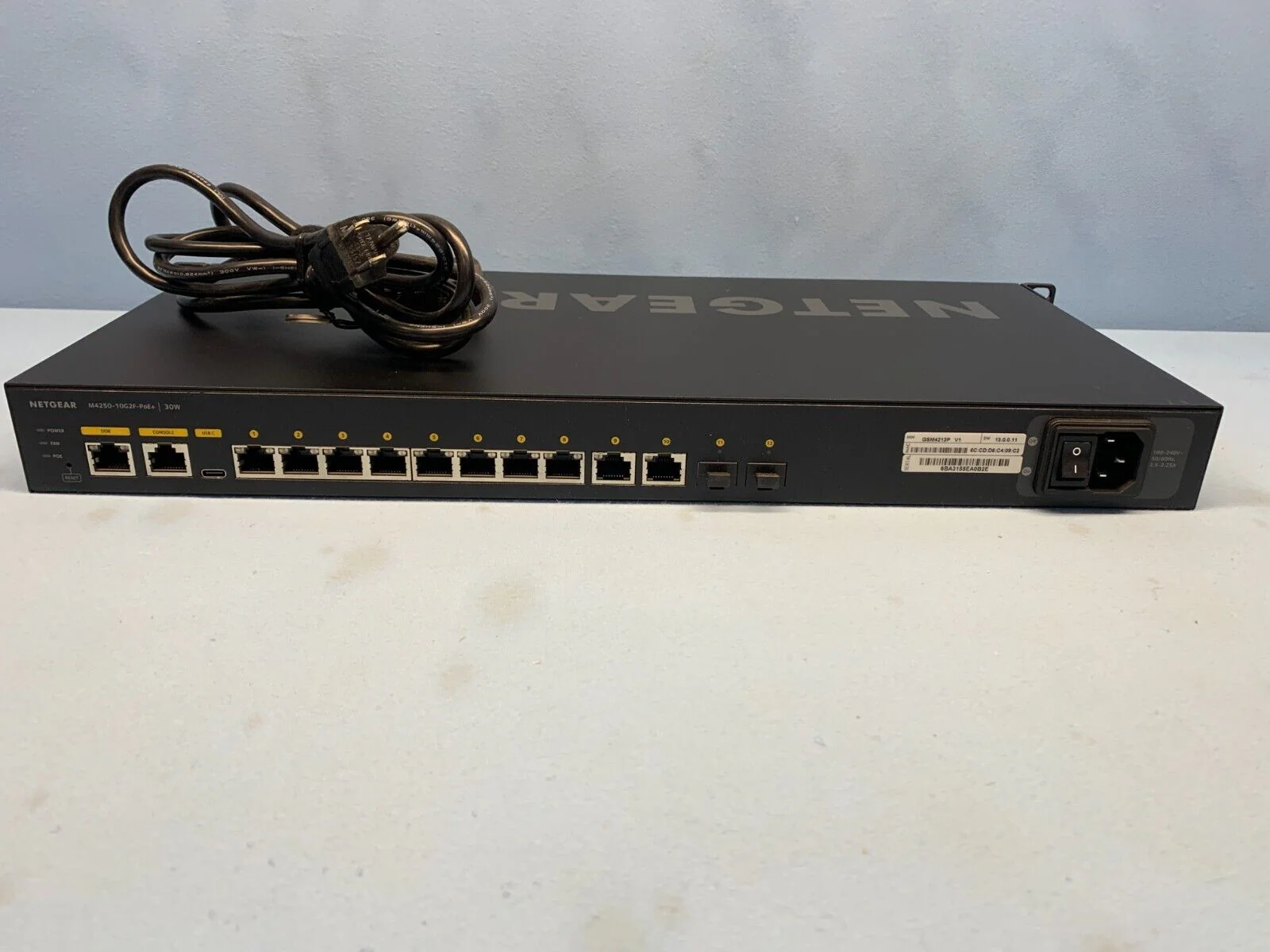 NETGEAR AV Line M4250-10G2F-PoE+ 8x1G PoE+ 125W 2x1G and 2xSFP Managed Switch - Image 3