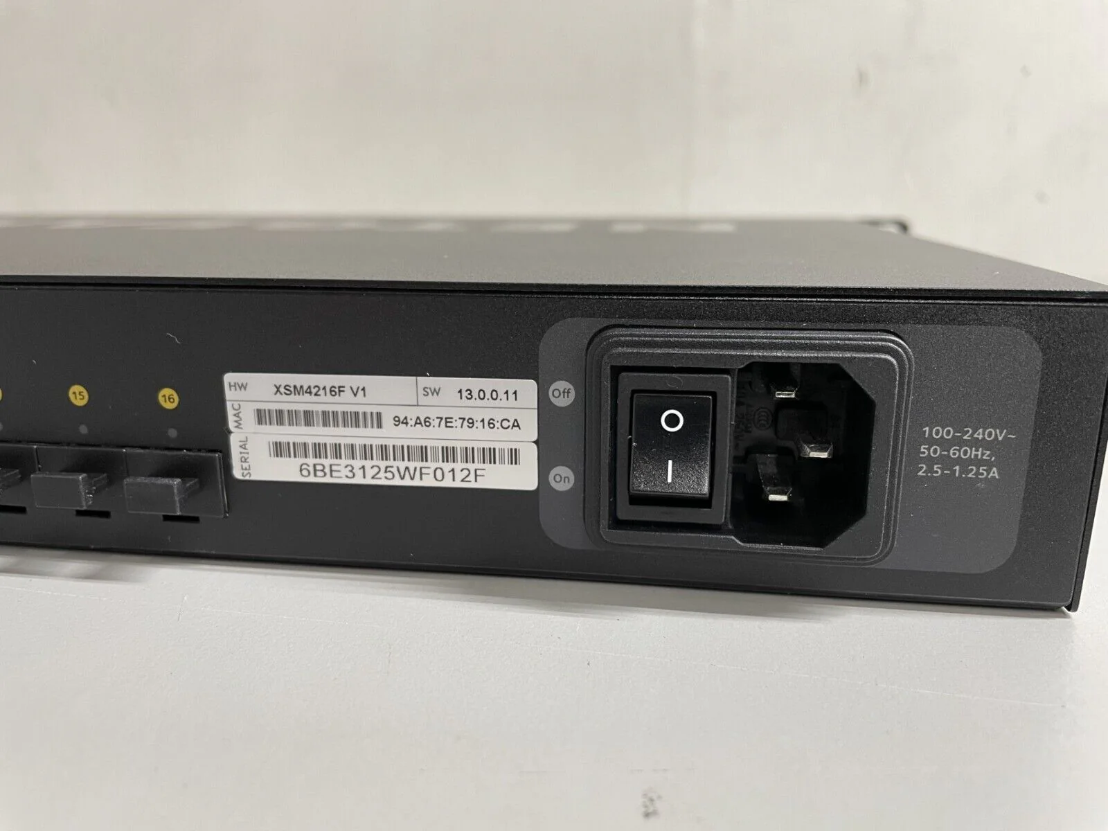 NETGEAR AV Line M4250-16XF 16x1G/10G Fiber SFP+ Managed Switch / XSM4216F - Image 9