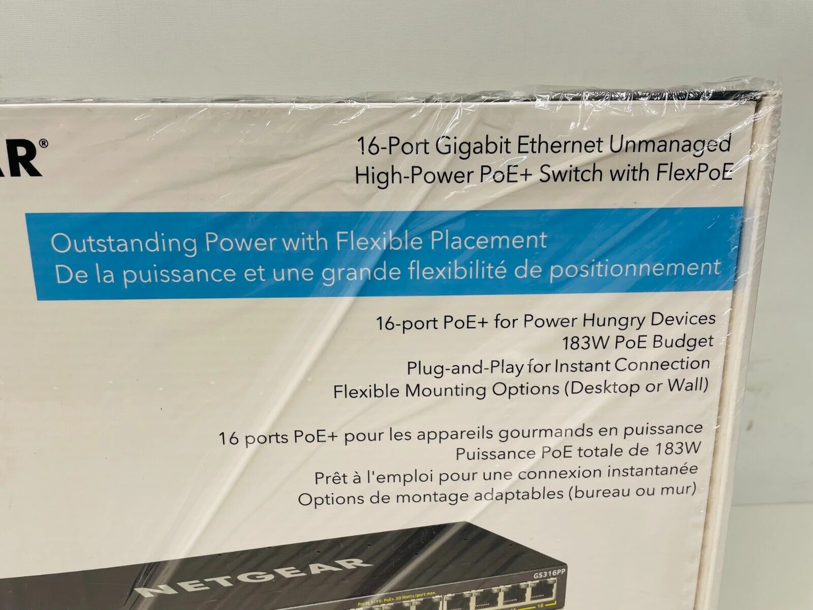 Netgear GS316PP Gigabit Ethernet PoE + Unmanaged High-Power PoE+ Switch - Image 4