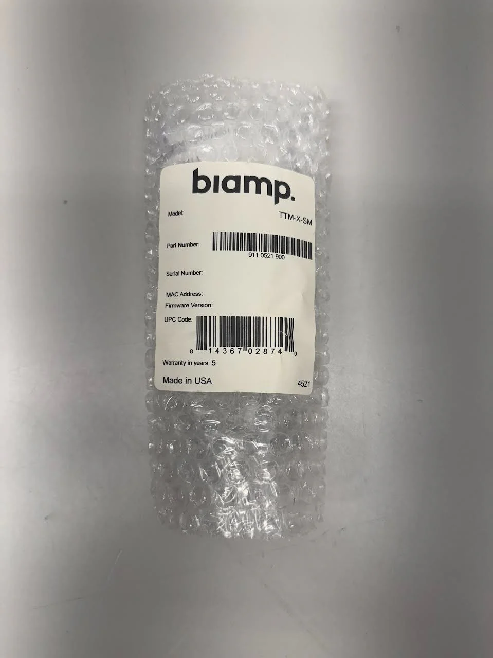 NEW Biamp Parle TTM-X-SM Secure Mounting Bracket for Parle TTM-XEX (C19) - Image 3