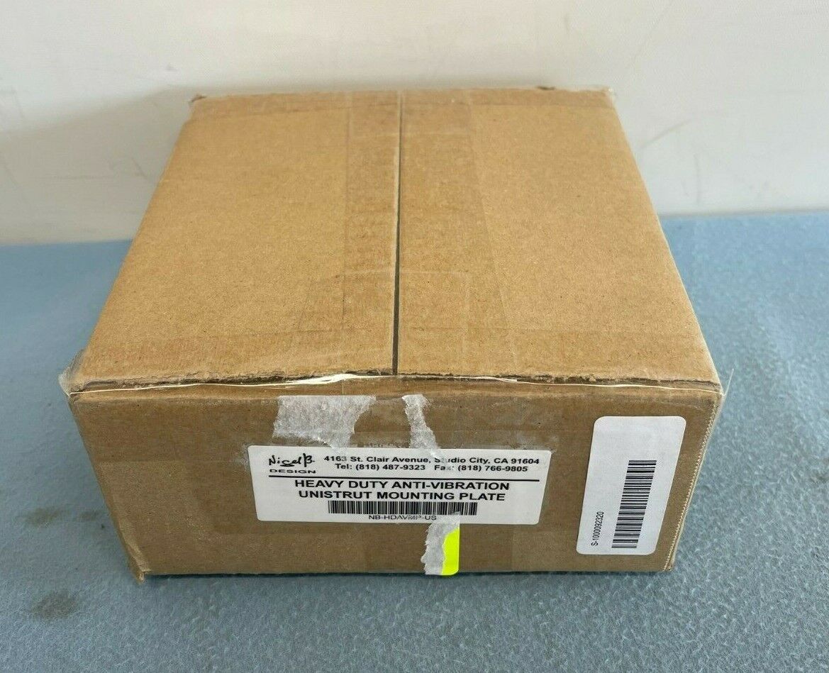 Nigel B Design Heavy duty Anti-Vibration Unistrut Mounting Plate