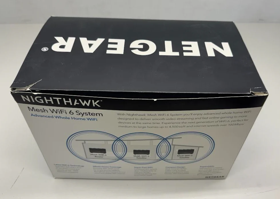 Nighthawk Dual-Band WiFi 6 Mesh System, 1.8Gbps, Router + 2 Satellites - Image 4