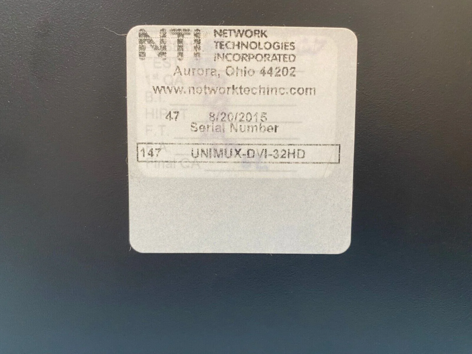 NTI KVM Unimux-DVI-32HD / AC Input 100-240VAC, 20W - Image 2