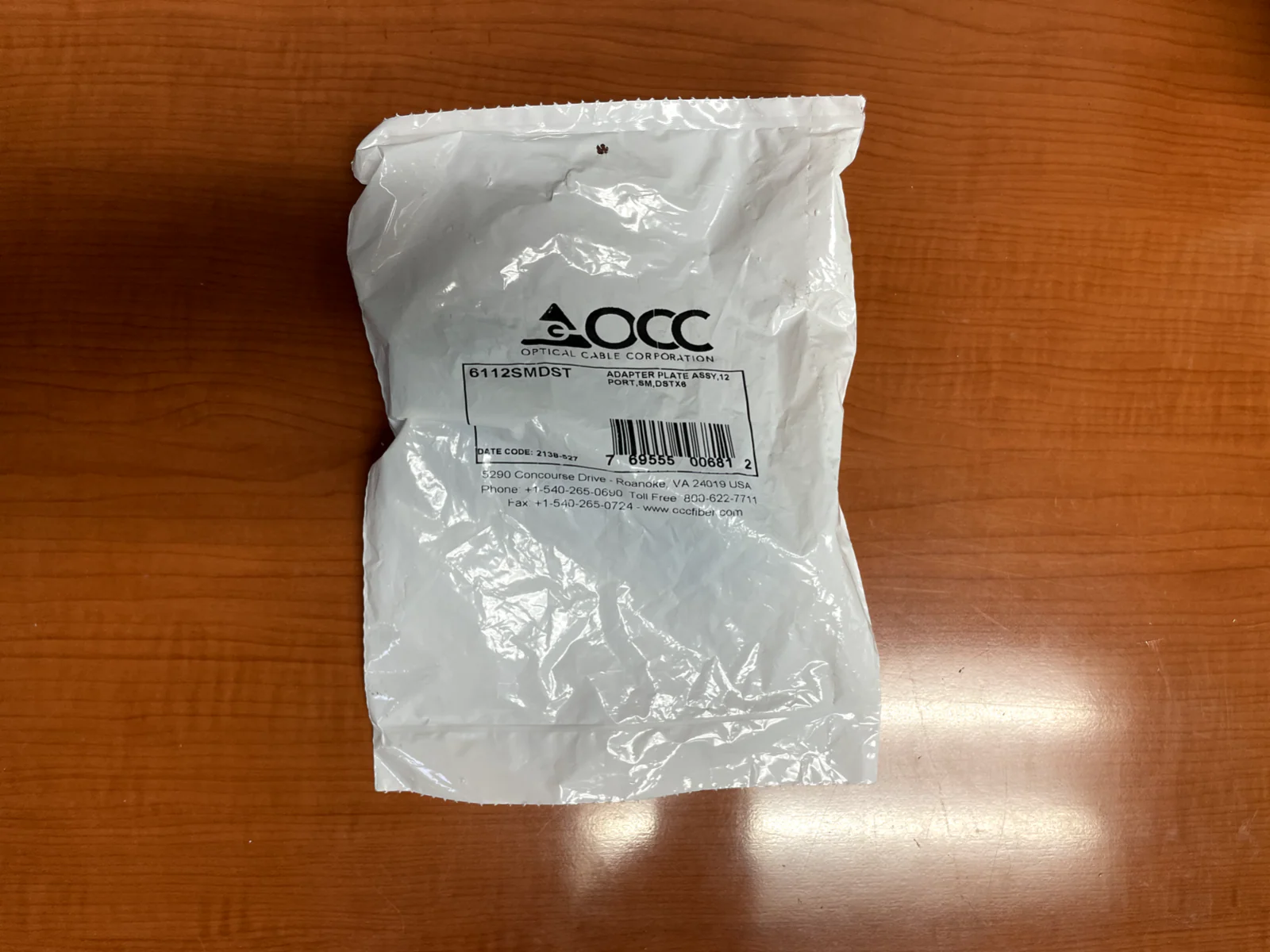 Optical Cable Corporation OCC 12-Port ST Adapter Plate 6112SMDST