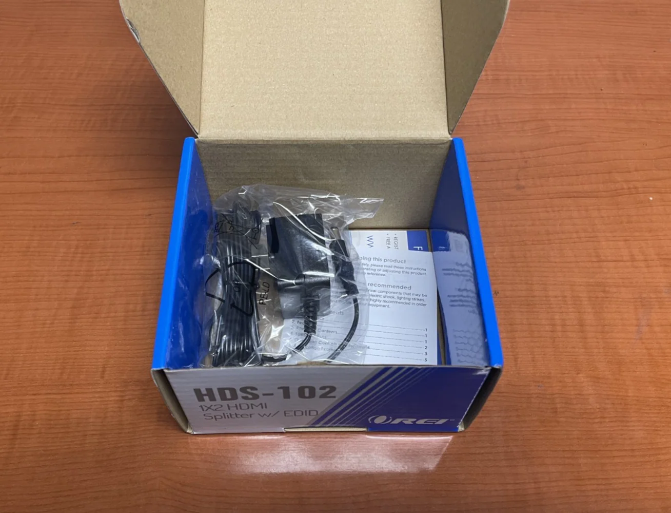 OREI 1x2 HDMI Splitter w/EDID HDS-102 4K x 2K Supported - Image 6
