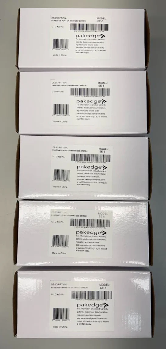 Pakedge® SE-8 SE Series 8 Port Unmanaged Switch LOTS OF 5 - Image 4