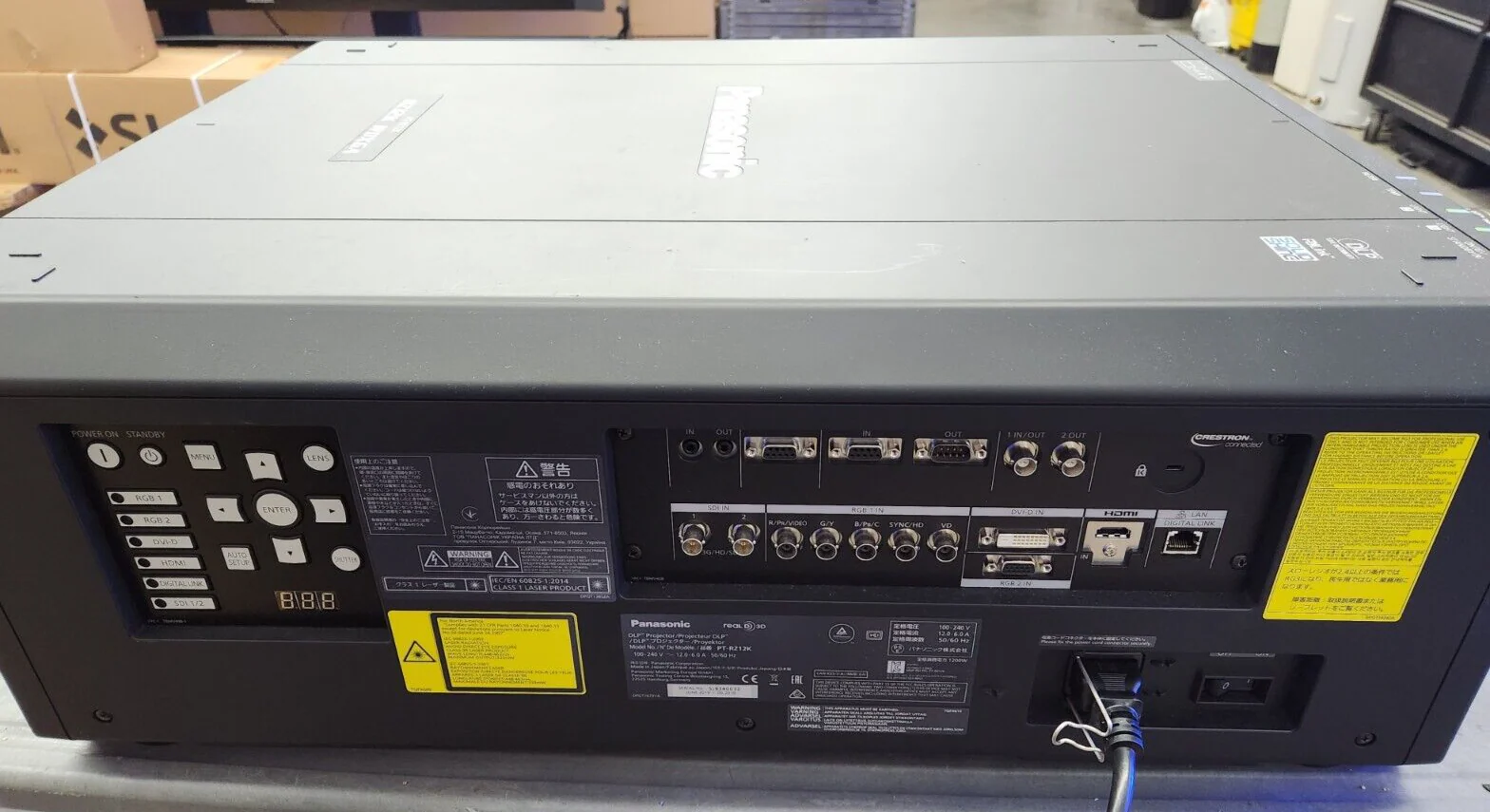 Panasonic PT-RZ12K LASER 3 Chip WUXGA Large Venue Projector 1897Hours 12K Lumen - Image 4