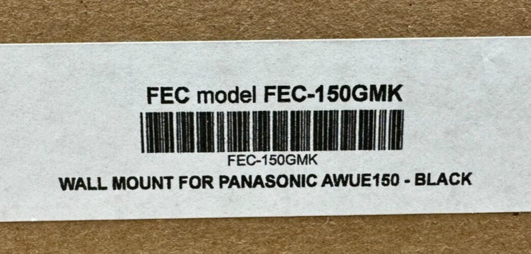Panasonic Wall Mount for AW-UE150, AW-HE130, and AW-HN130 PTZ Cameras (Black) - Image 3