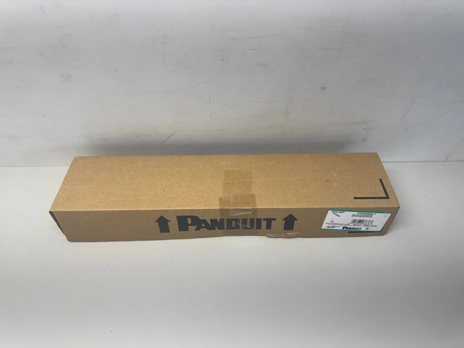 Panduit CP24WSBLY 24-Port All Metal Modular Patch Panel w/ Strain Relief Bar