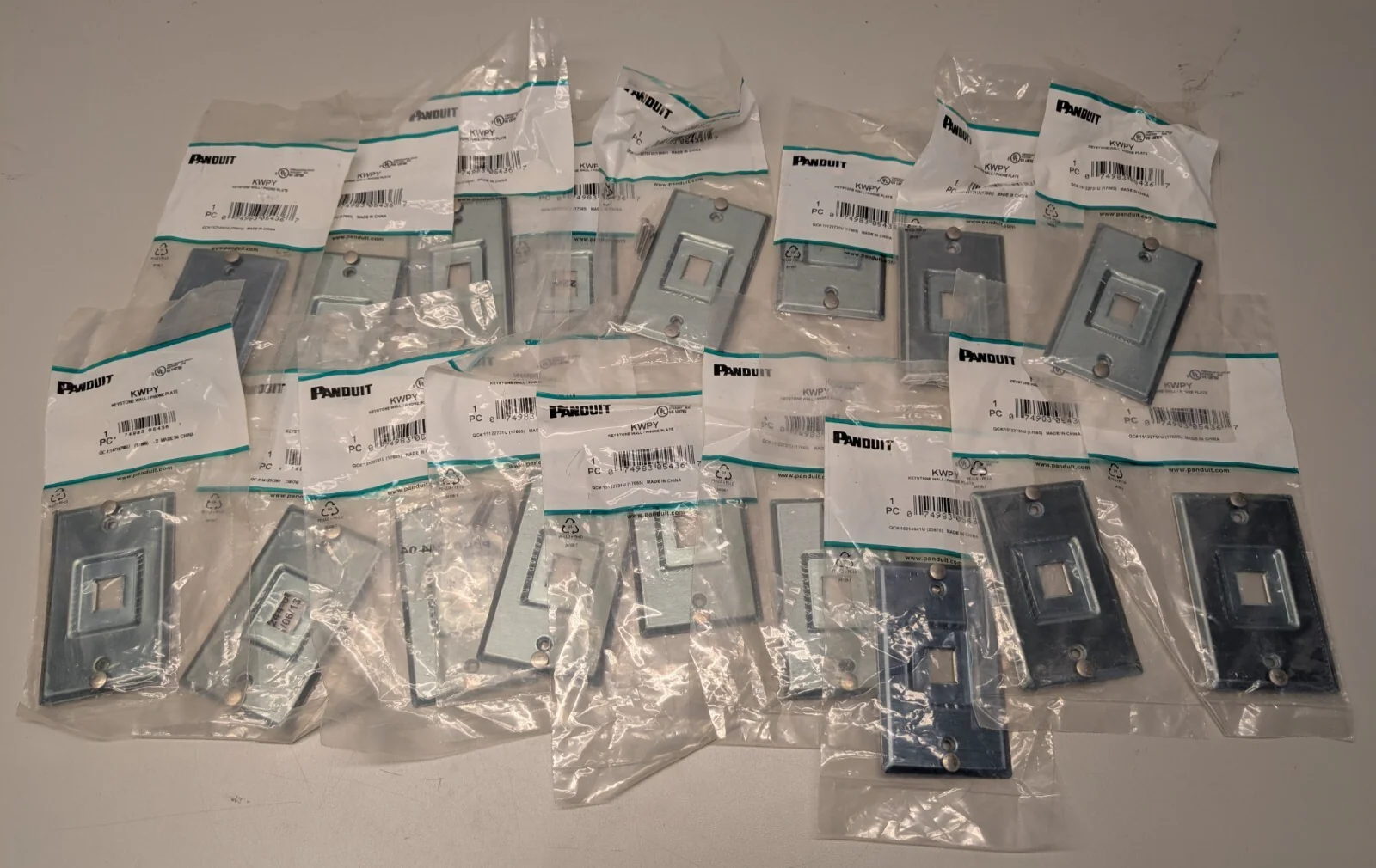 Panduit KWPY Keystone Wall/Phone Plate LOT OF 17